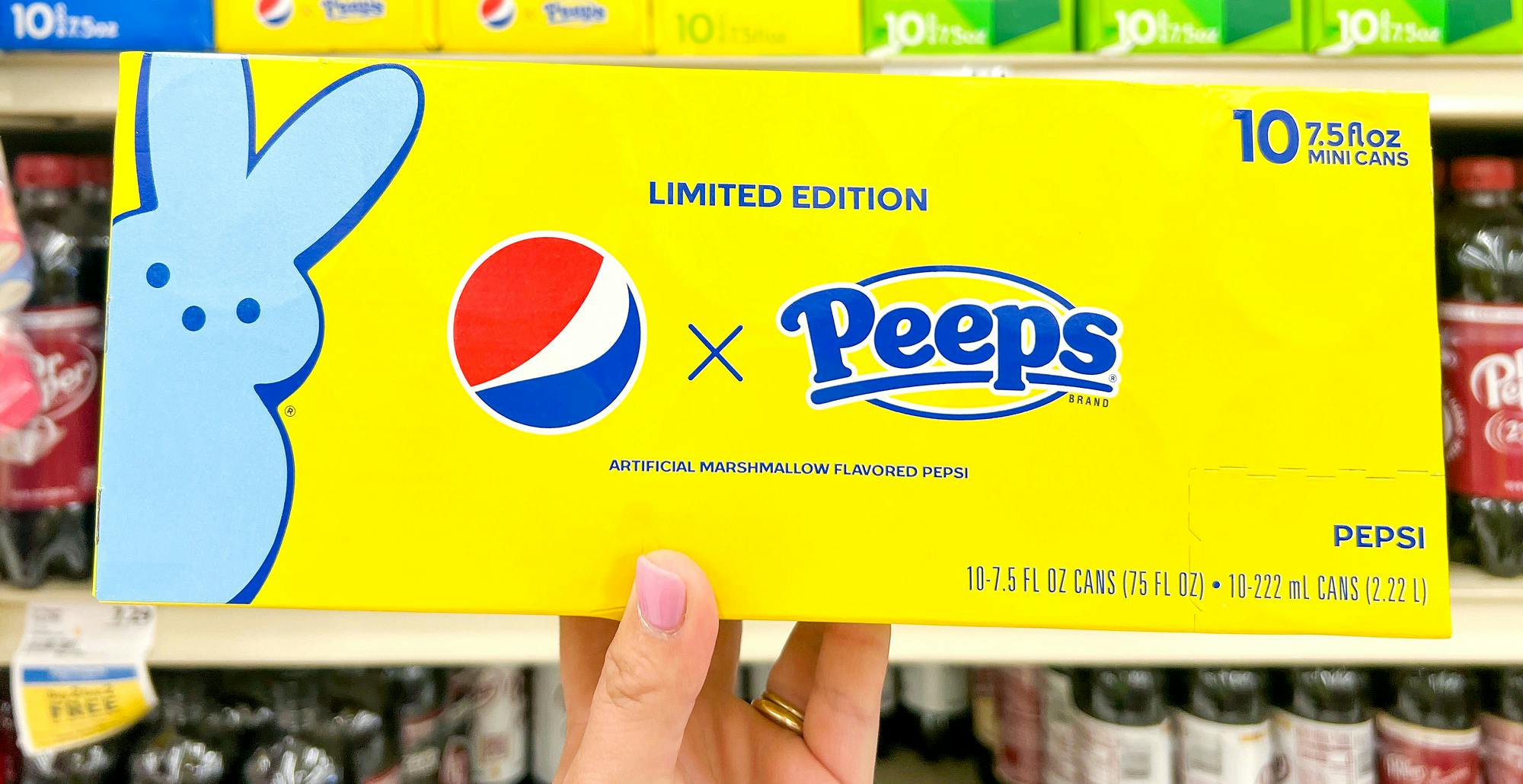 Peeps Pepsi Is Available Nationwide! Here's Where to Find This Marshmallow-Flavored Soda