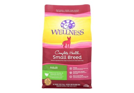 3 4-Pound Bags of Wellness Dog Food