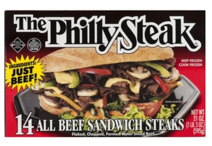 2 Philly Steak Sandwiches
