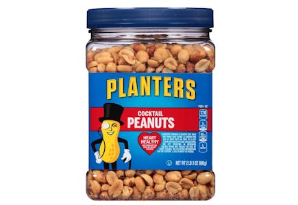 Planters Cocktail Peanuts, 35 oz