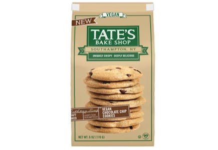 2 Tate's Bake Shop Vegan Cookies