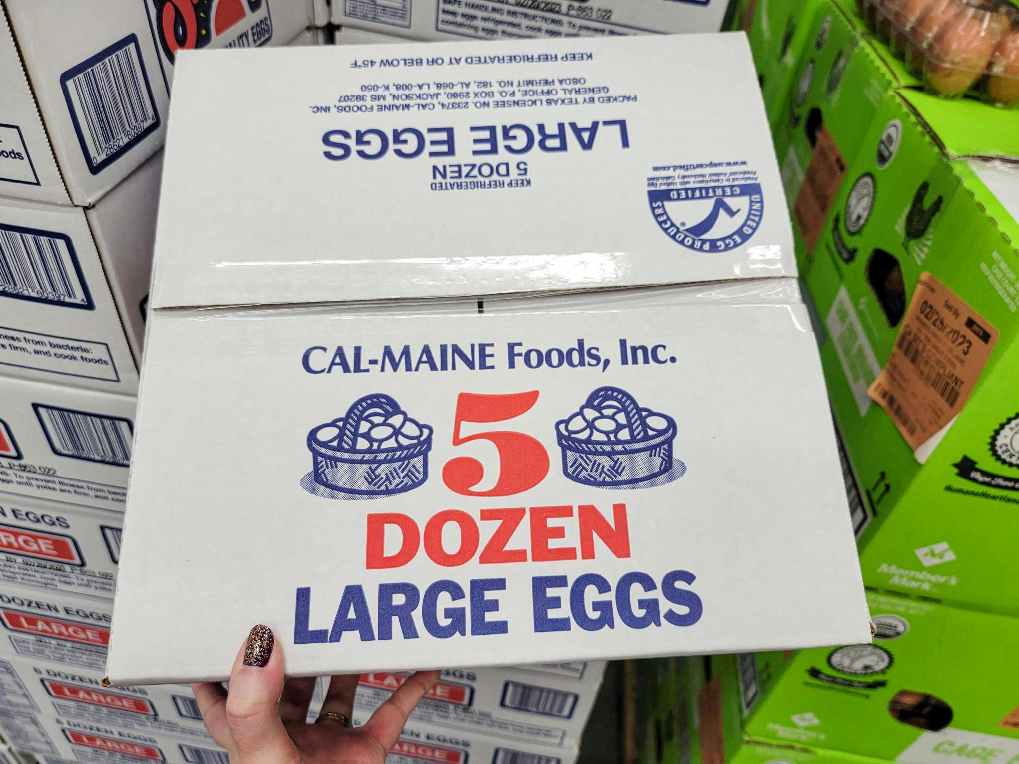 5 dozen eggs