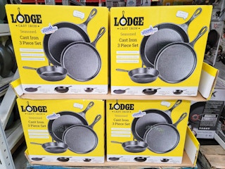 lodge cast iron skillet 3 pack