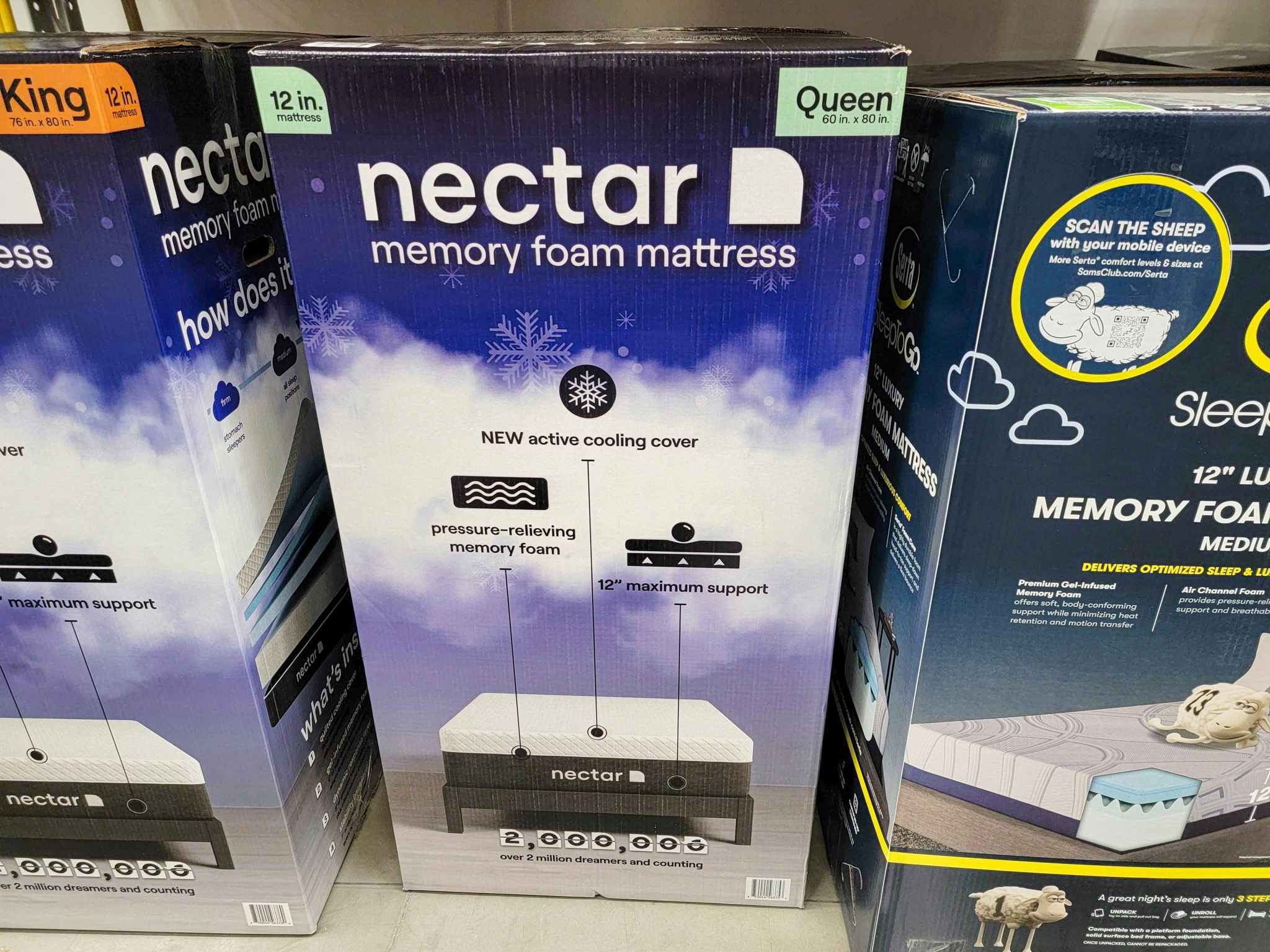 queen nectar brand mattress