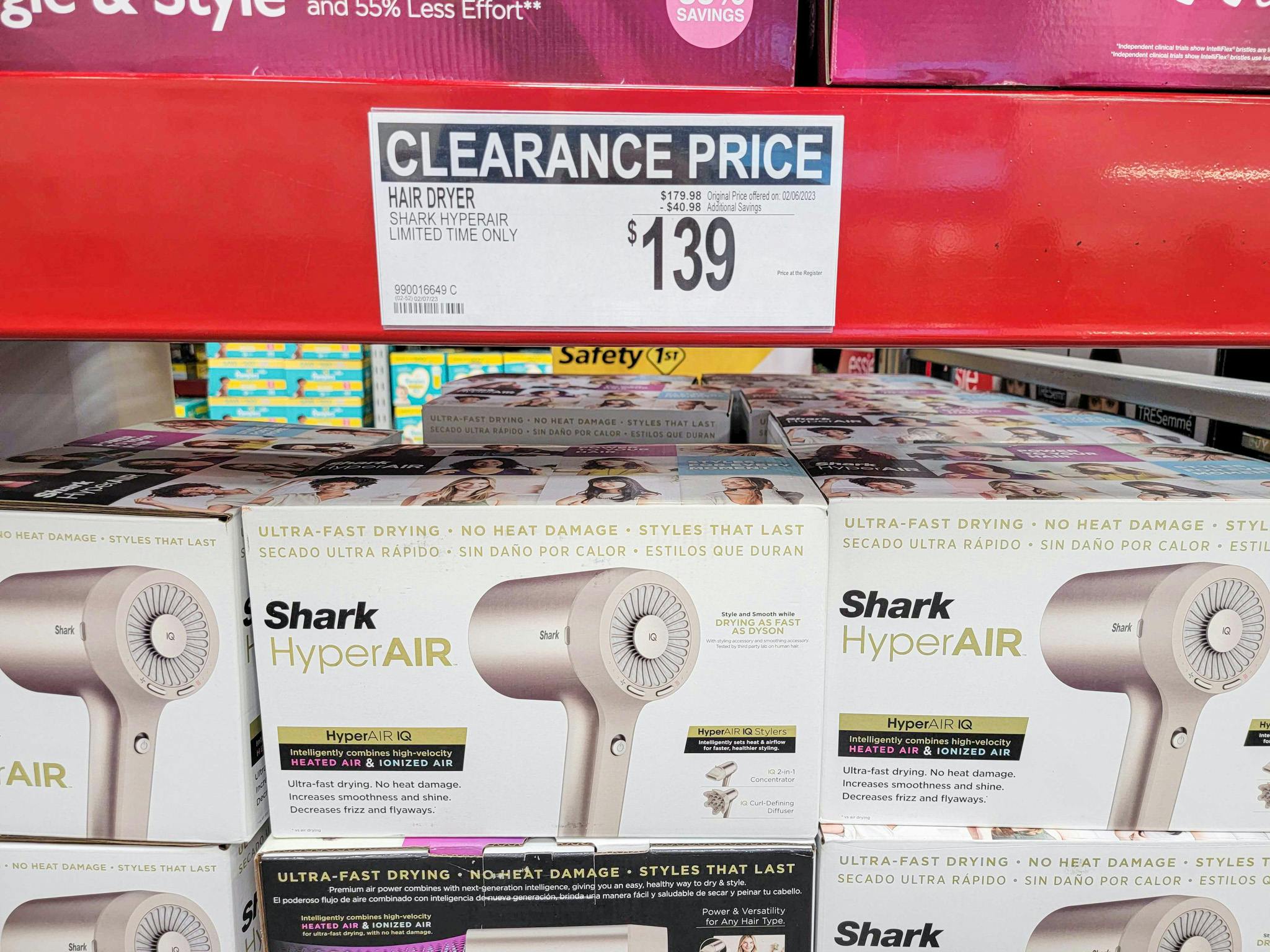 shark hair dryer