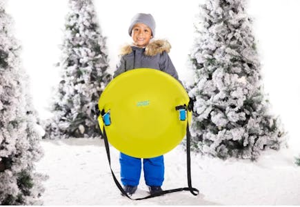 Yellow Artic Saucer Sled