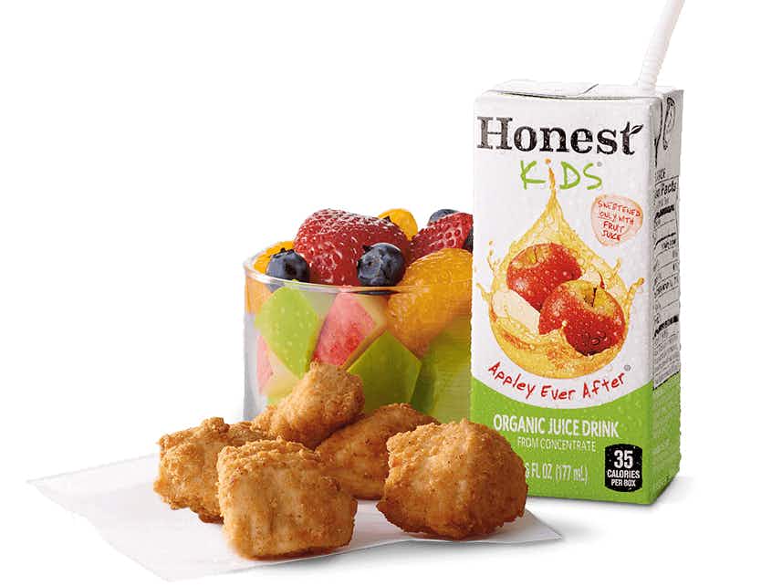 Chick-fil-A chicken nuggets kids meal