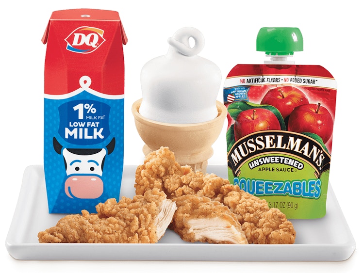 dairy queen chicken strips kids meal