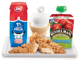 dairy queen chicken strips kids meal