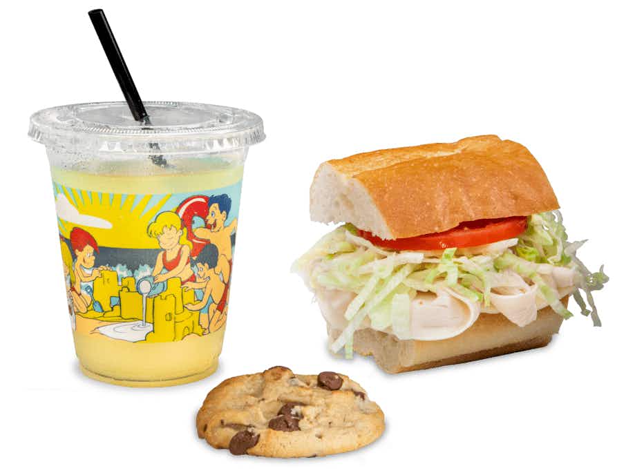 jersey mikes kids meal with turkey sub