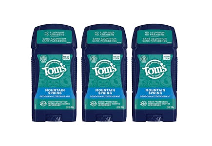 Tom's of Maine Deodorant 3-Count