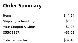 screenshot of mini drone deal-amazon