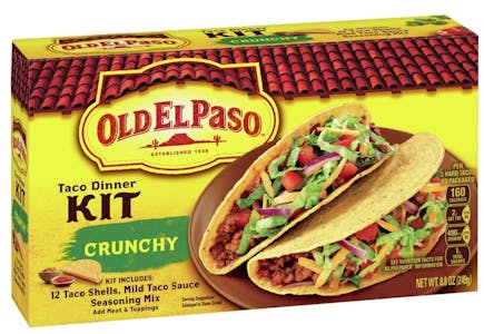 2 Old El Paso Taco Dinner Kits