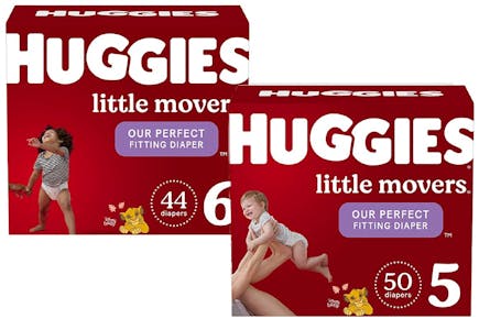 2 Boxes of Huggies Diapers