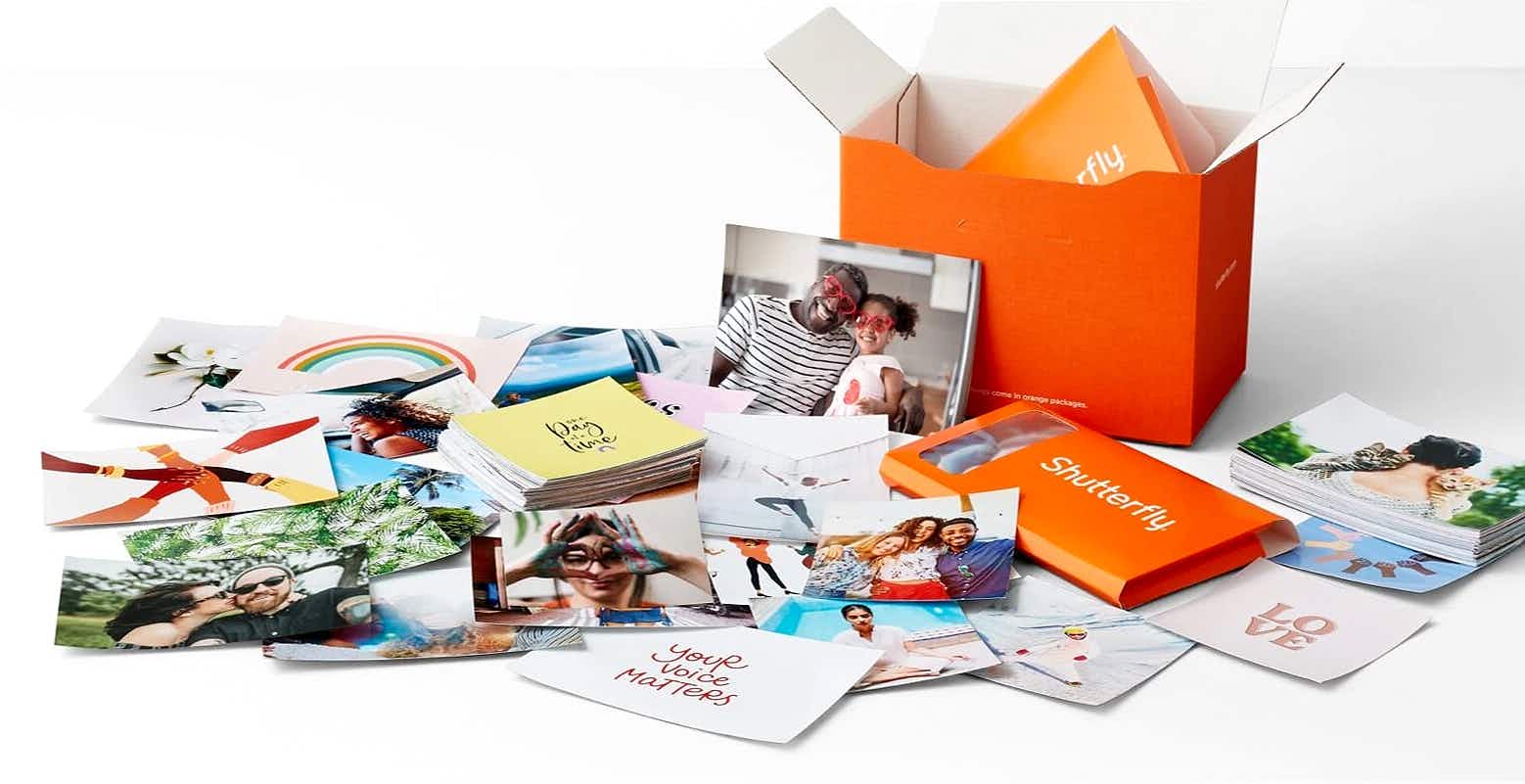 shutterfly prints and box