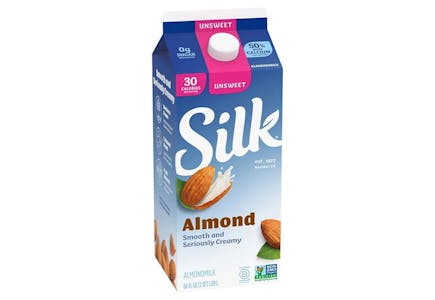 2 Silk Almond Milk