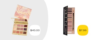 tarte tartelette energy amazonian clay and la girl nudes beauty brick eyeshadow palette price comparison