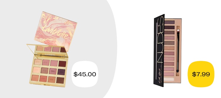 tarte tartelette energy amazonian clay and la girl nudes beauty brick eyeshadow palette price comparison