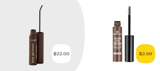 tarte busy gal brows and essence make me brow eyebrow gel price comparison