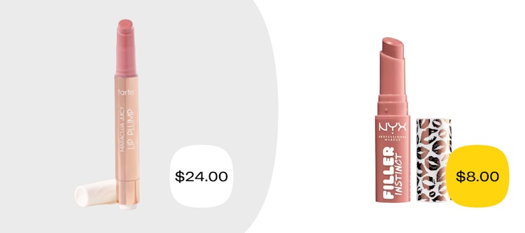 tarte maracuja juicy lip plump and nyx filler instinct plumping lip balm price comparison