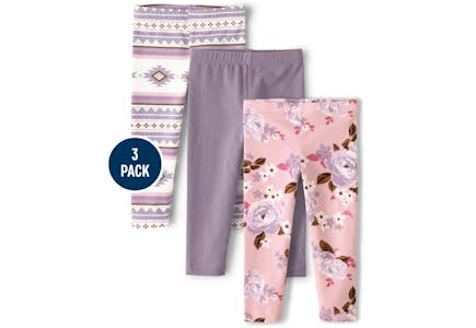 3-Pack of Toddlers' Leggings