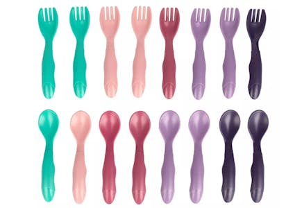 16-Pack Toddler Forks & Spoons