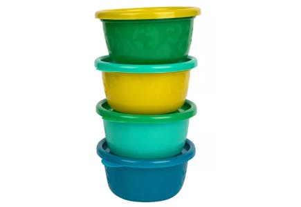 Toddler Spill-Proof Snack Bowls with Lids