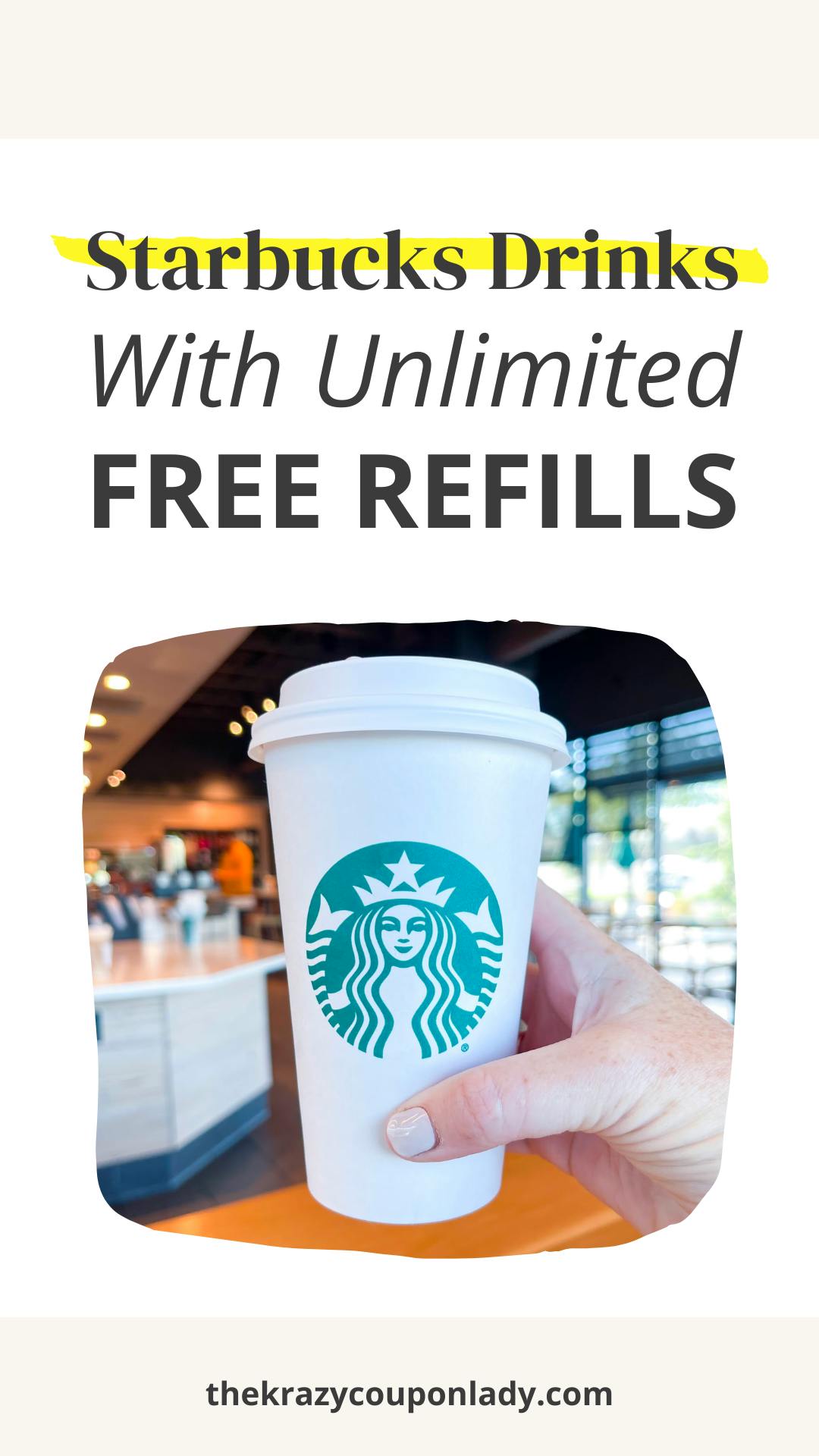 These Starbucks Drinks Come With Unlimited Free Refills
