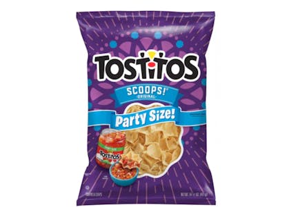 2 Tostitos Scoops Tortilla Chips