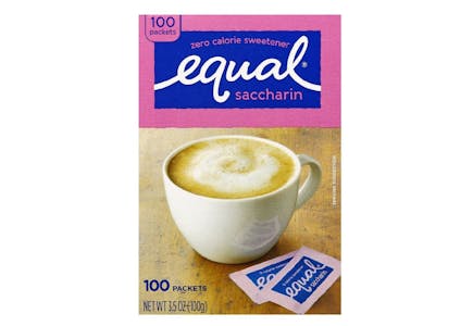 2 Equal Zero Calorie Sweeteners