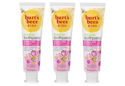 3 Burt's Bees Kids Toothpaste