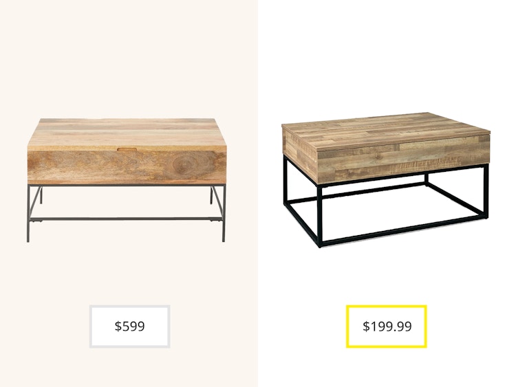 west elm vs ashley pop-up coffee table