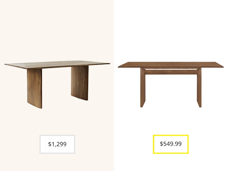 west elm vs homefare dining table
