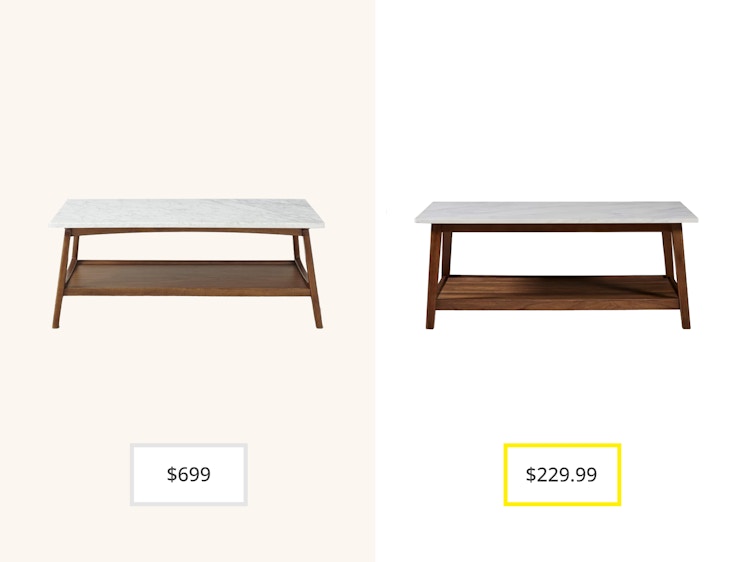 west elm vs wayfair coffee table