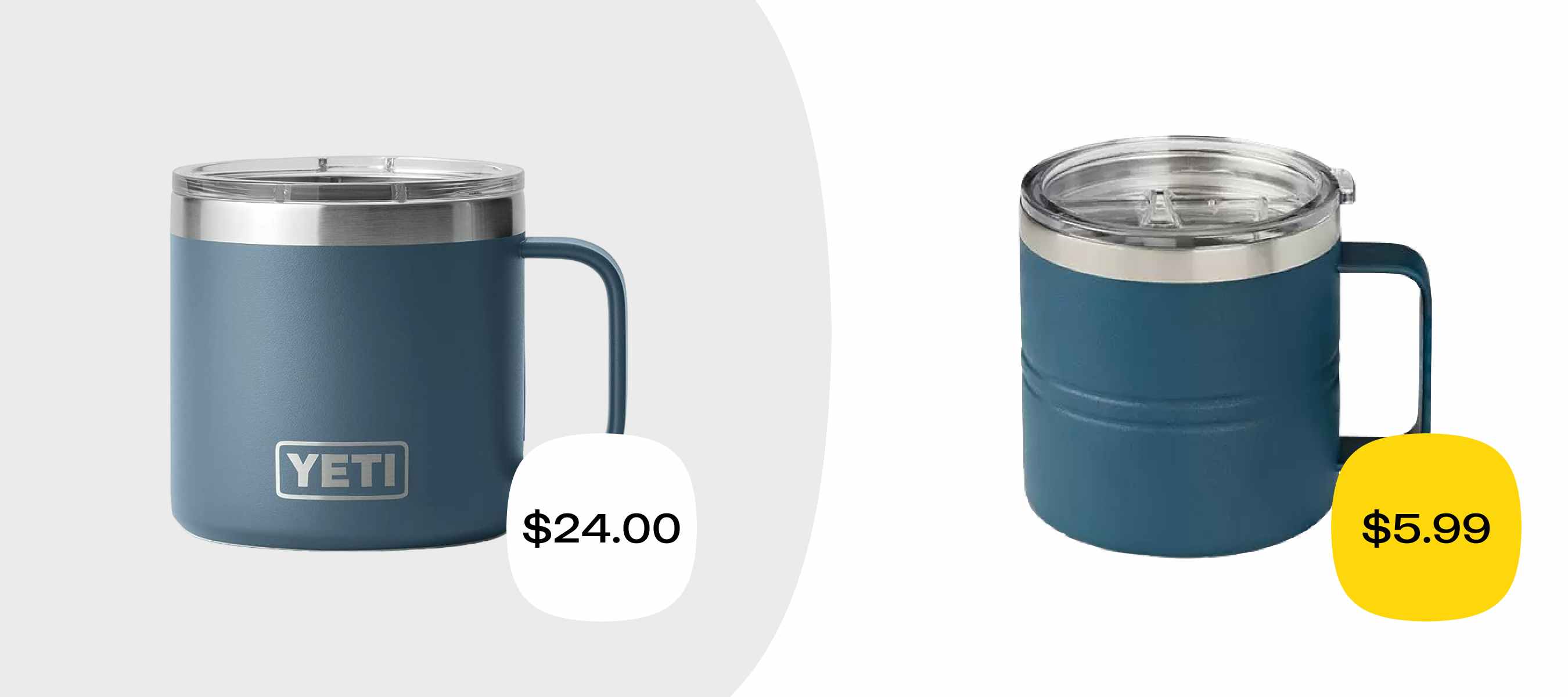 Yeti dupes! $4.99. Yeti on the left. Aldi on the right. Also comes in navy  and brick red! : r/aldi