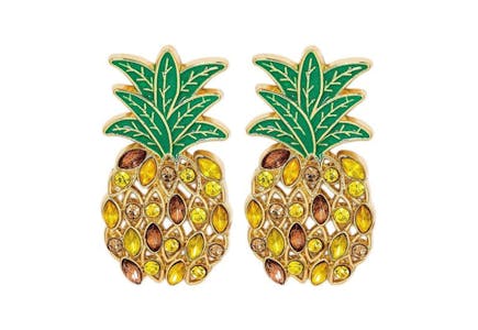 BaubleBar Pineapple Earrings