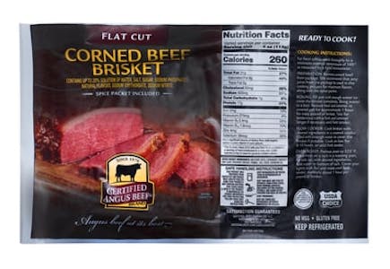 Certified Angus Beef Corned Beef Brisket, per pound