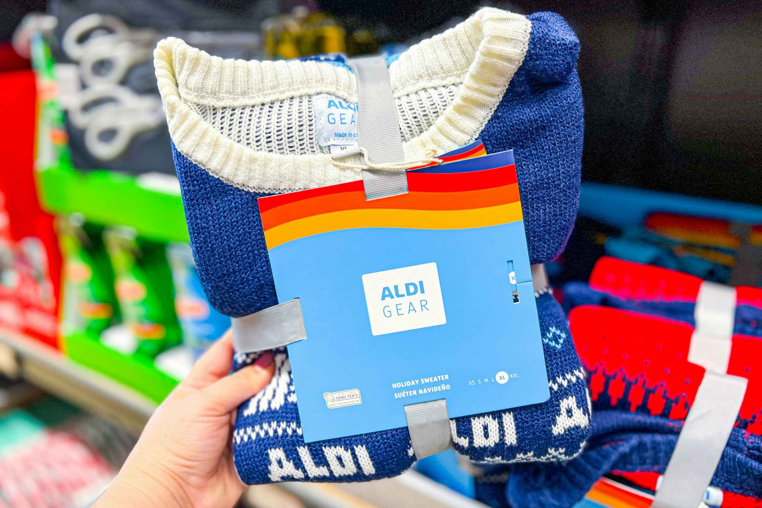 aldi gear holiday sweater