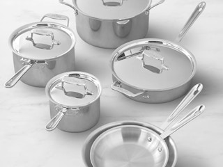 All-Clad d5 Stainless-Steel 10-Piece Cookware Set