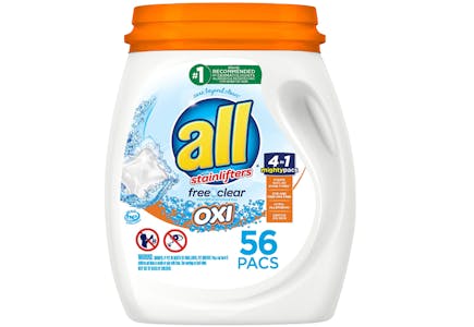 4 All Laundry Detergent Pacs