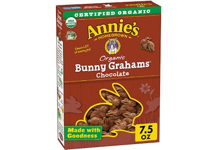 Annie's Organic Chocolate Bunny Graham Snacks