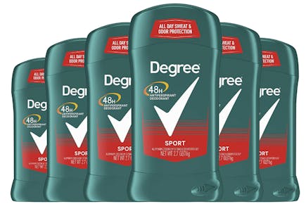 Degree Deodorant 6-Pack