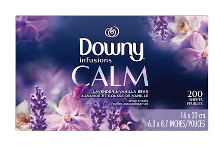 3 Downy Infusions Dryer Sheets