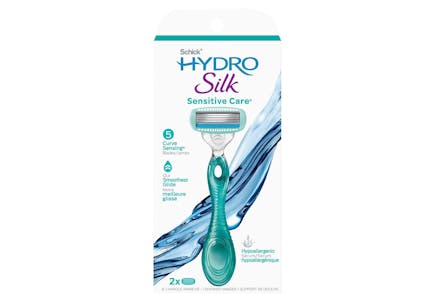 2 Schick Hydro Silk Razors
