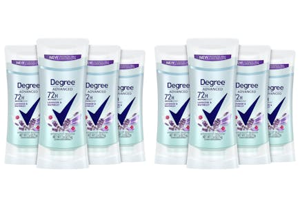 2 Degree Deodorant Packs (8 Sticks Total)