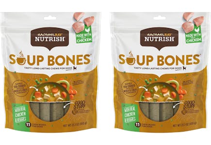 2 Nutrish Soup Bones (22 Total)