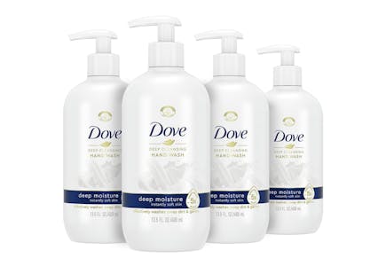 2 Dove Hand Soap 4-Packs (8 Bottles Total)