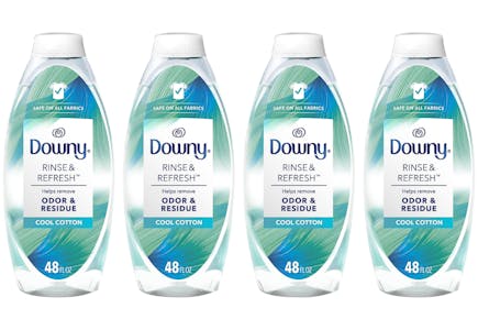 4 Downy Rinse & Refresh Cool Cotton