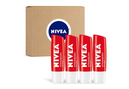 2 Nivea Lip Balm Packs (8 Total)