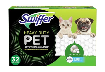 2 Heavy Duty Pet Dry Cloths 32-Pack